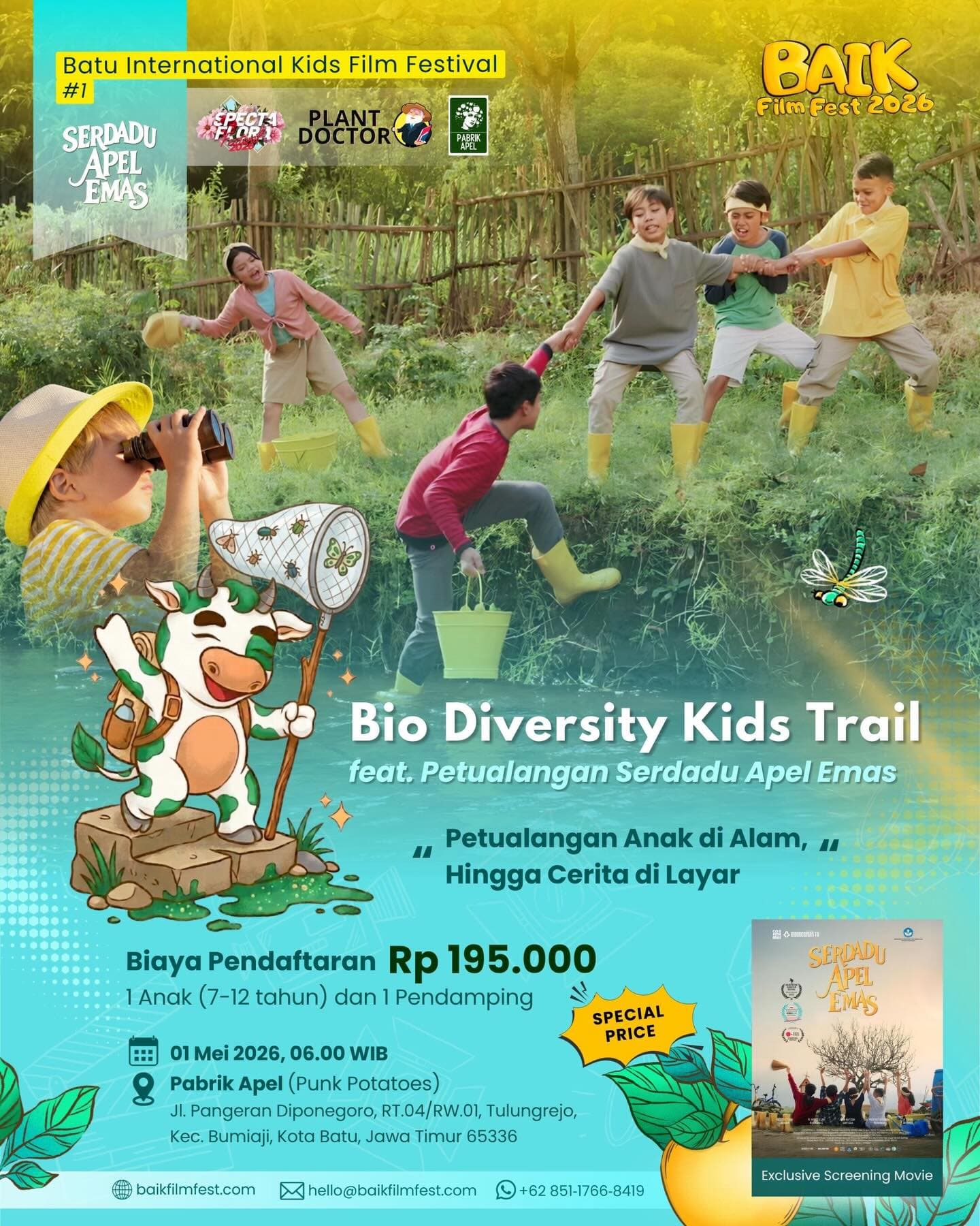 Biodiversity Kids Trail feat. Petualangan Serdadu Apel Emas